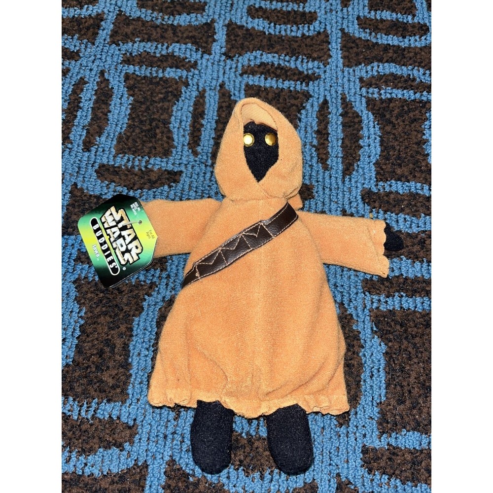 Vintage Star Wars Buddies Jawa Bean Bag Plush Kenner 1997 New w/Tag